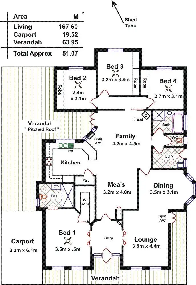 Floorplan of Homely house listing, 3 David Scott Court, Williamstown SA 5351