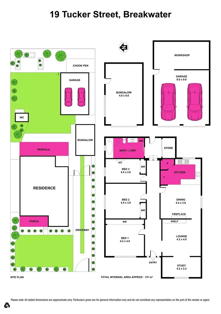Floorplan of Homely house listing, 19 Tucker Street, Breakwater VIC 3219