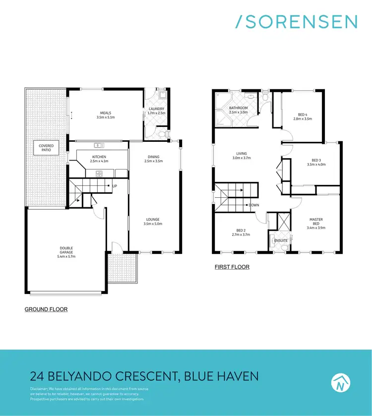 Floorplan of Homely house listing, 24 Belyando Crescent, Blue Haven NSW 2262