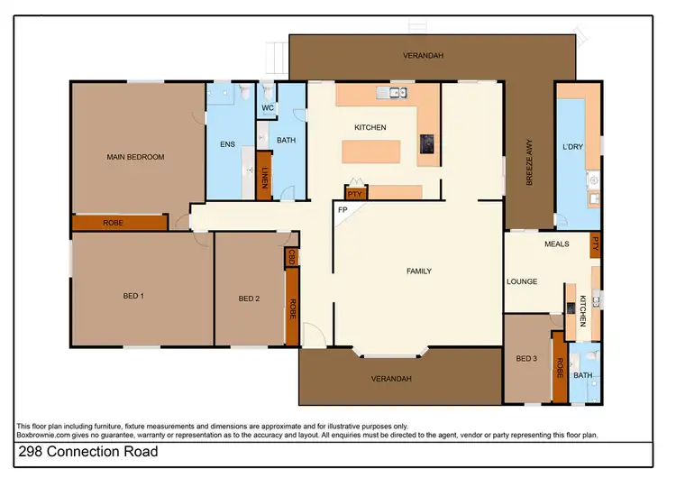 Floorplan of Homely house listing, 298 Connection Road, Mooloolah Valley QLD 4553