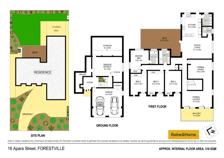 Floorplan of Homely house listing, 16 Apara Street, Forestville NSW 2087