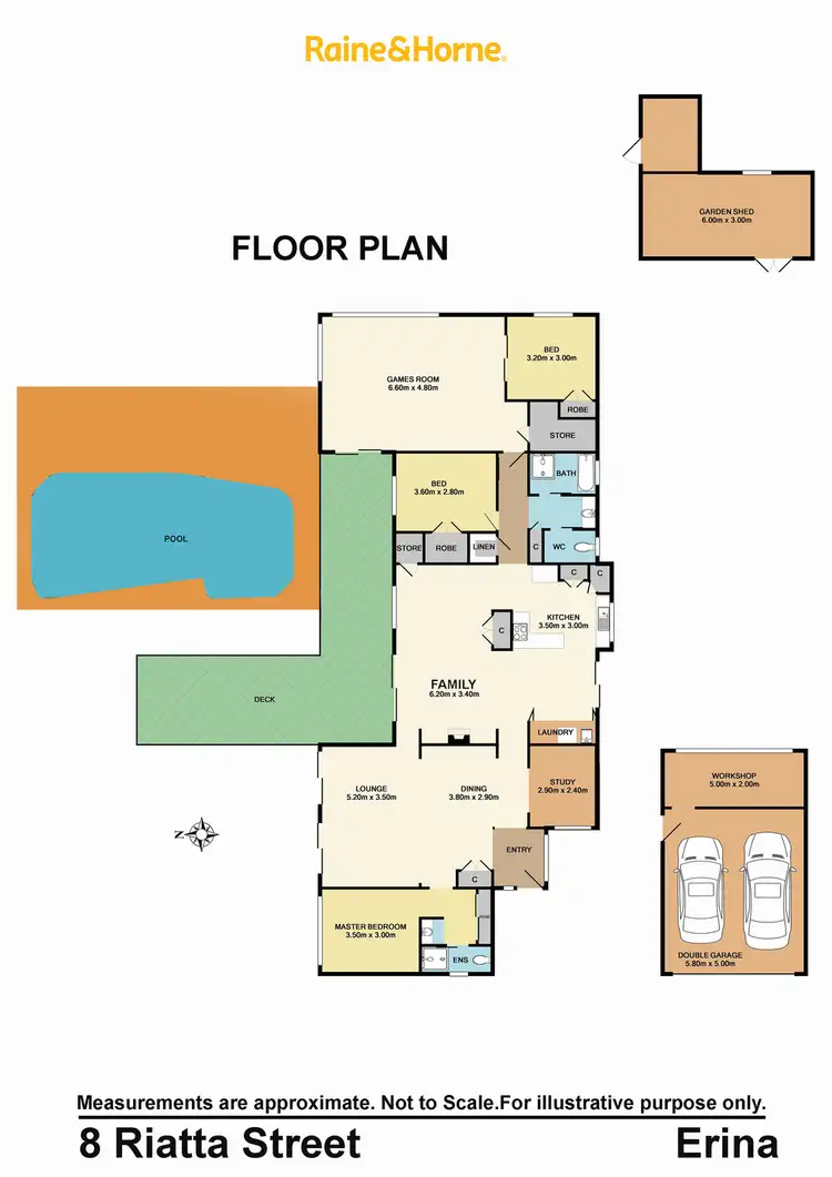Floorplan of Homely house listing, 8 Riatta Street, Erina NSW 2250