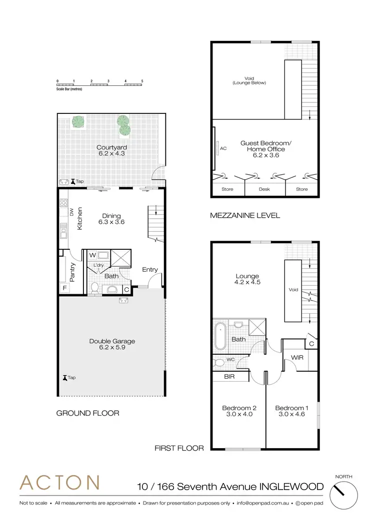 Floorplan of Homely house listing, 10/166 Seventh Avenue, Inglewood WA 6052