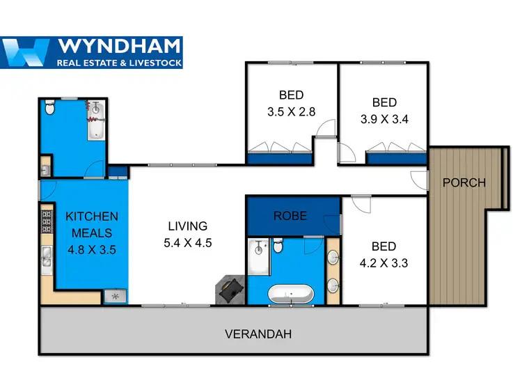 Floorplan of Homely house listing, 244 Lees Road, Sarsfield VIC 3875