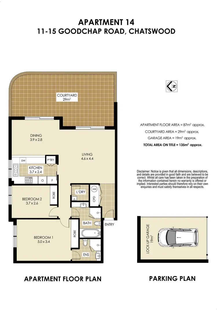 Floorplan of Homely unit listing, 14/11-15 Goodchap Road, Chatswood NSW 2067