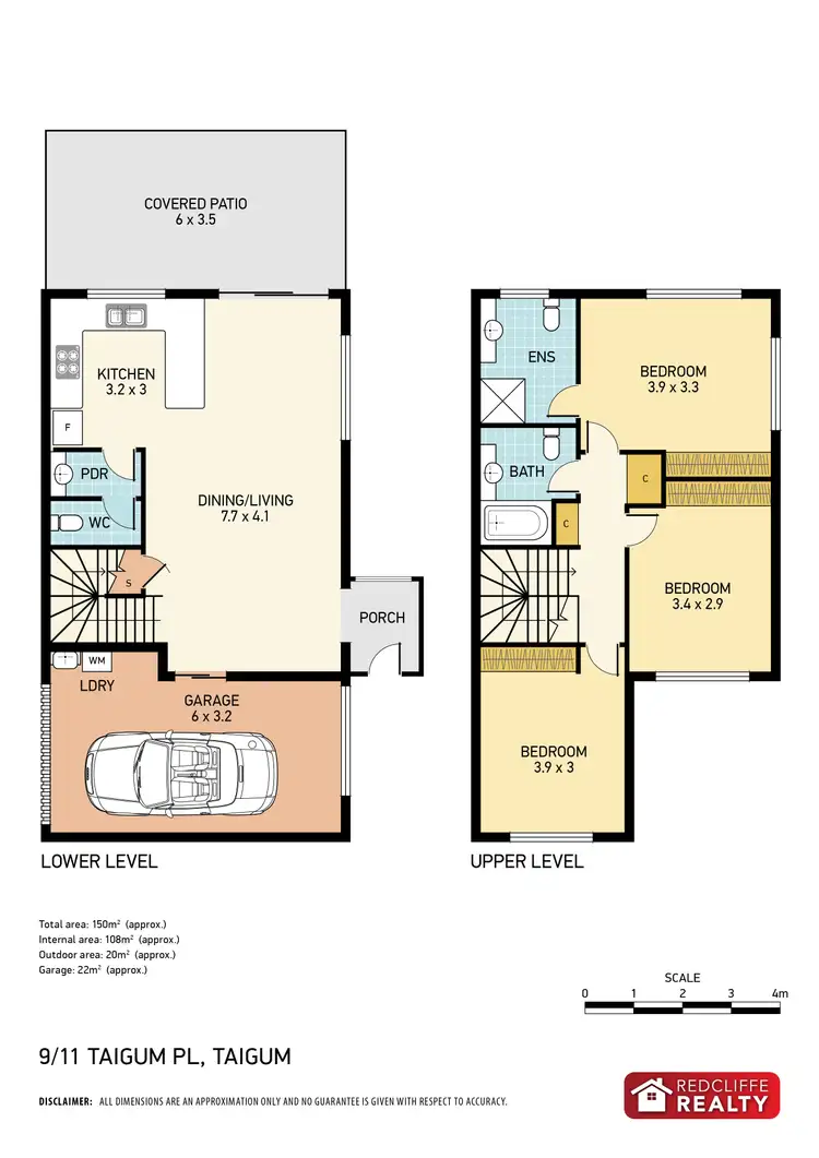 Floorplan of Homely townhouse listing, 9/11 Taigum Place, Taigum QLD 4018