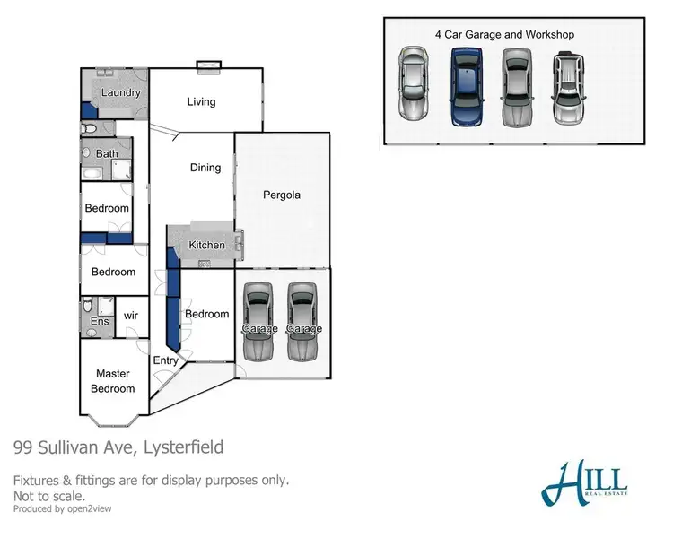 Floorplan of Homely house listing, 99 Sullivan Avenue, Lysterfield VIC 3156