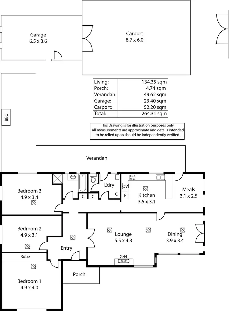 Floorplan of Homely house listing, 489 Torrens Road, Woodville SA 5011