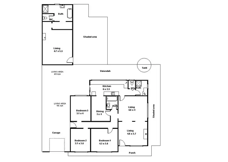 Floorplan of Homely house listing, 1572 Bookpurnong Road, Loxton North SA 5333