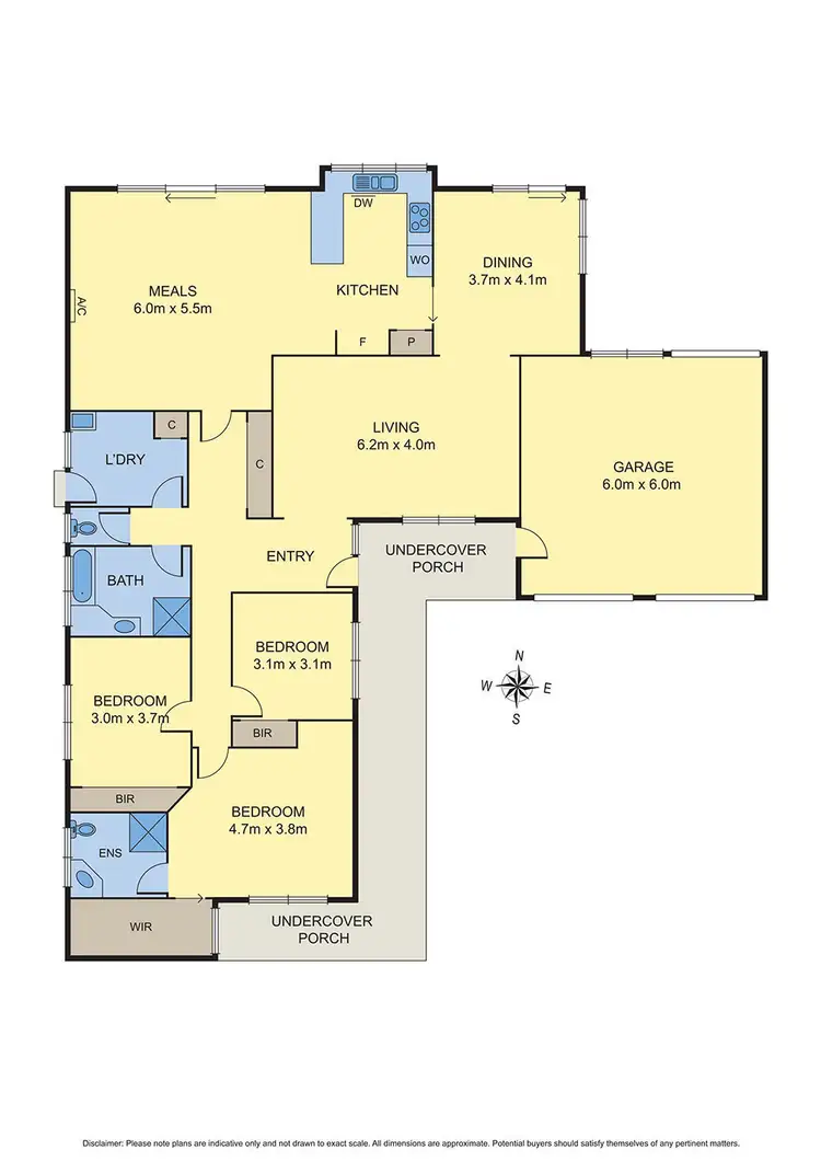 Floorplan of Homely house listing, 6 Irving Close, Greenvale VIC 3059