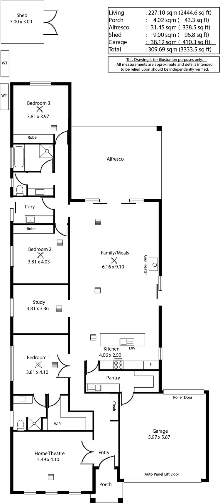 Floorplan of Homely house listing, 173 Stradbroke Road, Rostrevor SA 5073