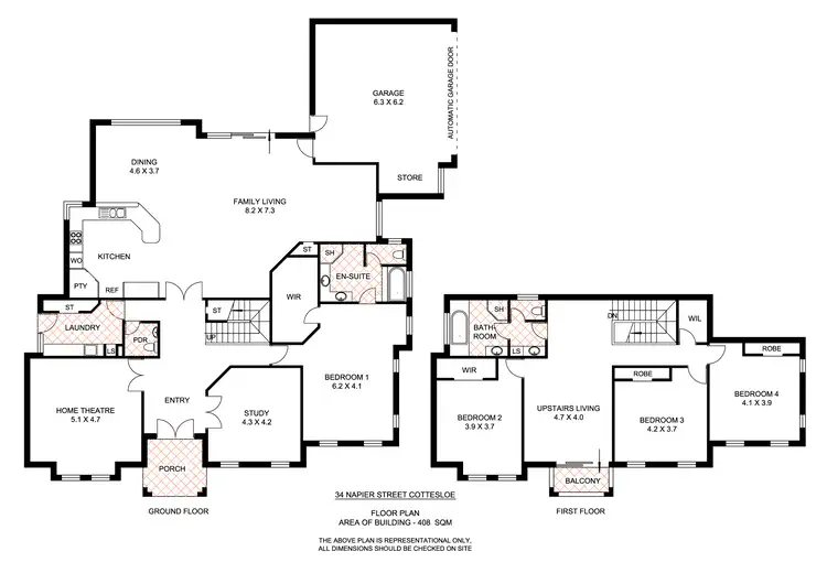 Floorplan of Homely house listing, 34 Napier Street, Cottesloe WA 6011