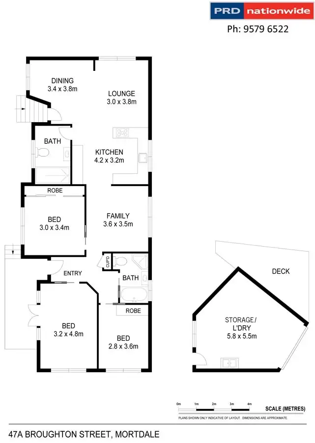 Floorplan of Homely house listing, 47A Broughton Street, Mortdale NSW 2223