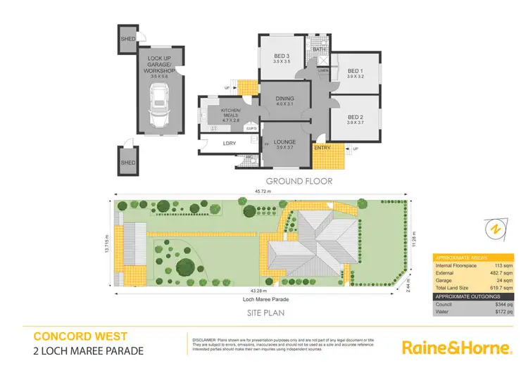 Floorplan of Homely house listing, 2 Loch Maree Parade, Concord West NSW 2138