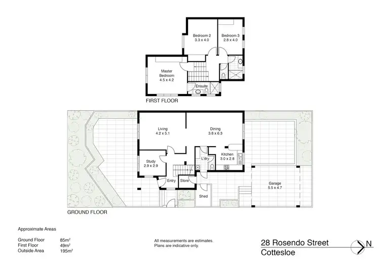 Floorplan of Homely house listing, 28 Rosendo Street, Cottesloe WA 6011