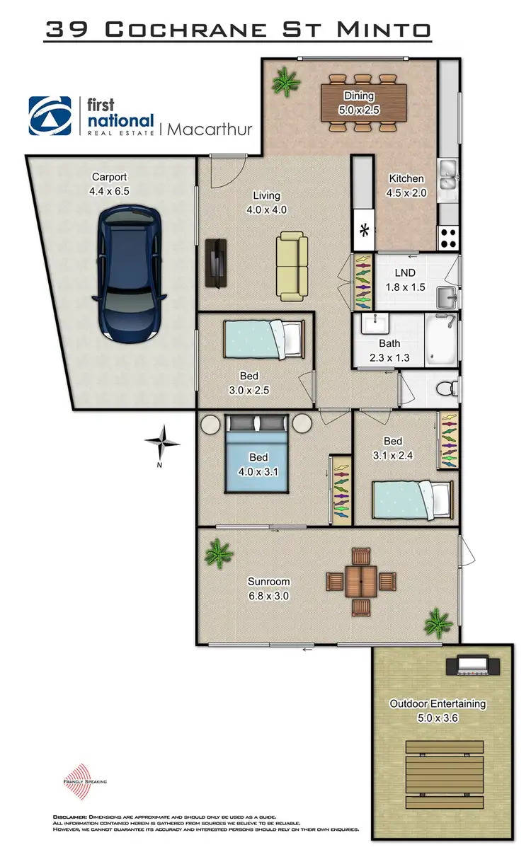 Floorplan of Homely house listing, 39 Cochrane Street, Minto NSW 2566
