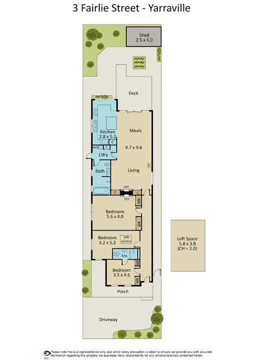 Floorplan of Homely house listing, 3 Fairlie Street, Yarraville VIC 3013