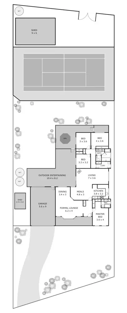 Floorplan of Homely house listing, 39 De Lisle Avenue, Sunbury VIC 3429
