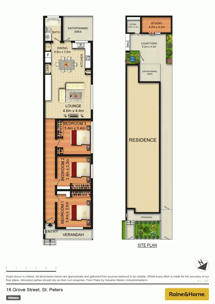 Floorplan of Homely house listing, 18 Grove Street, St Peters NSW 2044
