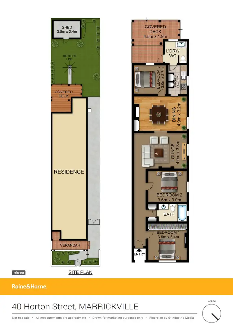 Floorplan of Homely house listing, 40 Horton Street, Marrickville NSW 2204