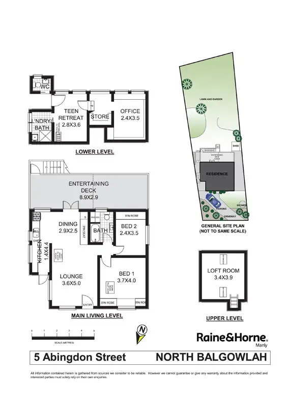 Floorplan of Homely house listing, 5 Abingdon Street, North Balgowlah NSW 2093