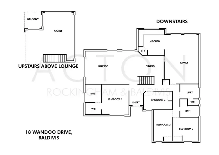 Floorplan of Homely rural property listing, 18 Wandoo Drive, Baldivis WA 6171