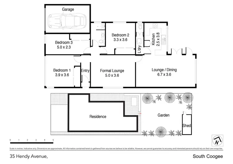 Floorplan of Homely house listing, 35 Hendy Avenue, South Coogee NSW 2034