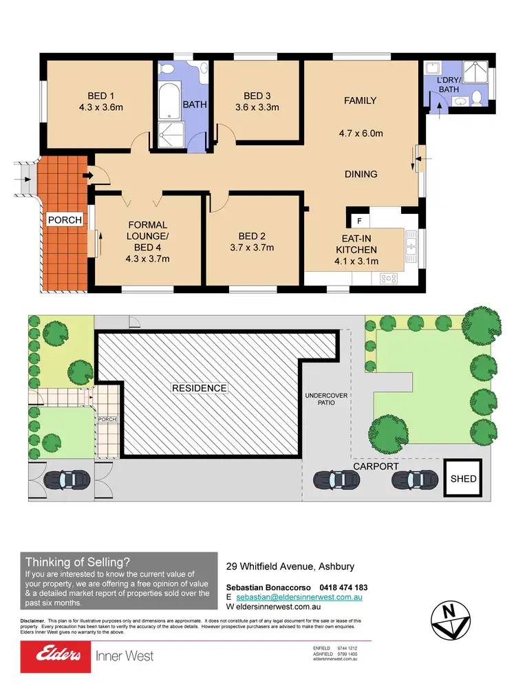 Floorplan of Homely house listing, 29 Whitfield Avenue, Ashbury NSW 2193
