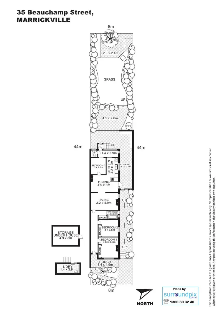 Floorplan of Homely house listing, 35 Beauchamp Street, Marrickville NSW 2204