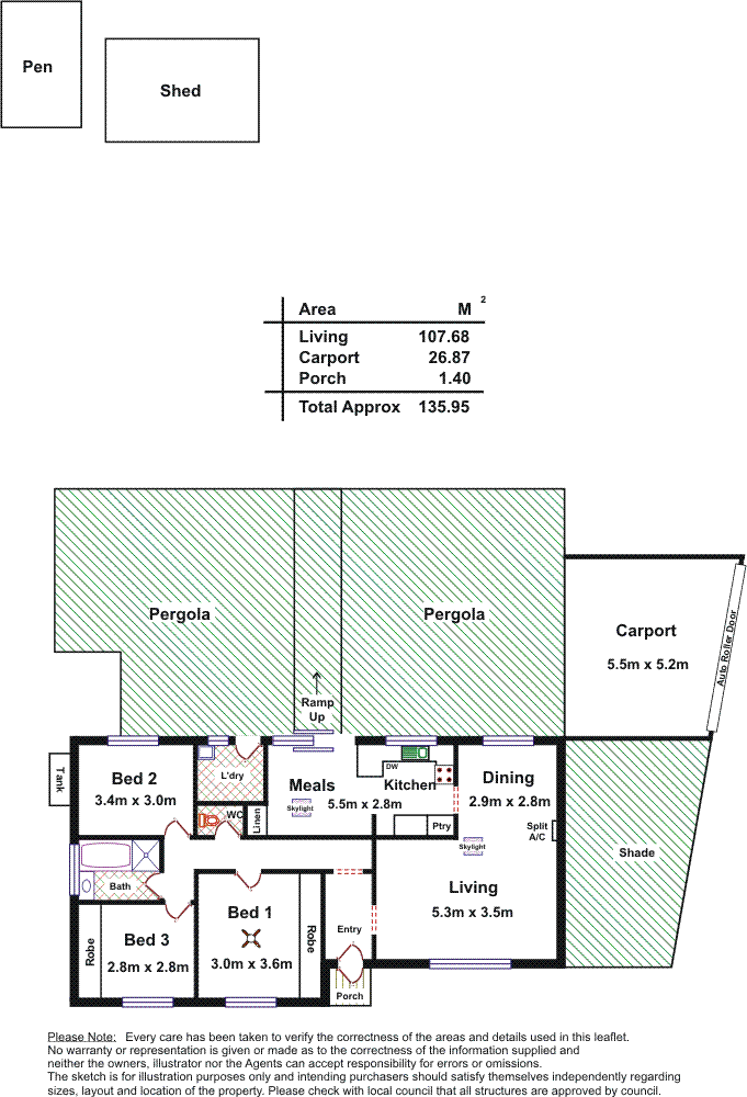 Floorplan of Homely house listing, 40 Scenic Drive, Old Reynella SA 5168