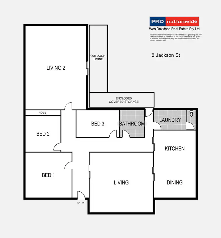 Floorplan of Homely house listing, 8 Jackson Street, Horsham VIC 3400