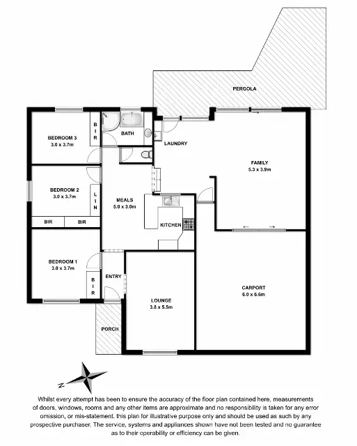 Floorplan of Homely house listing, 64 Suttontown Road, Mount Gambier SA 5290