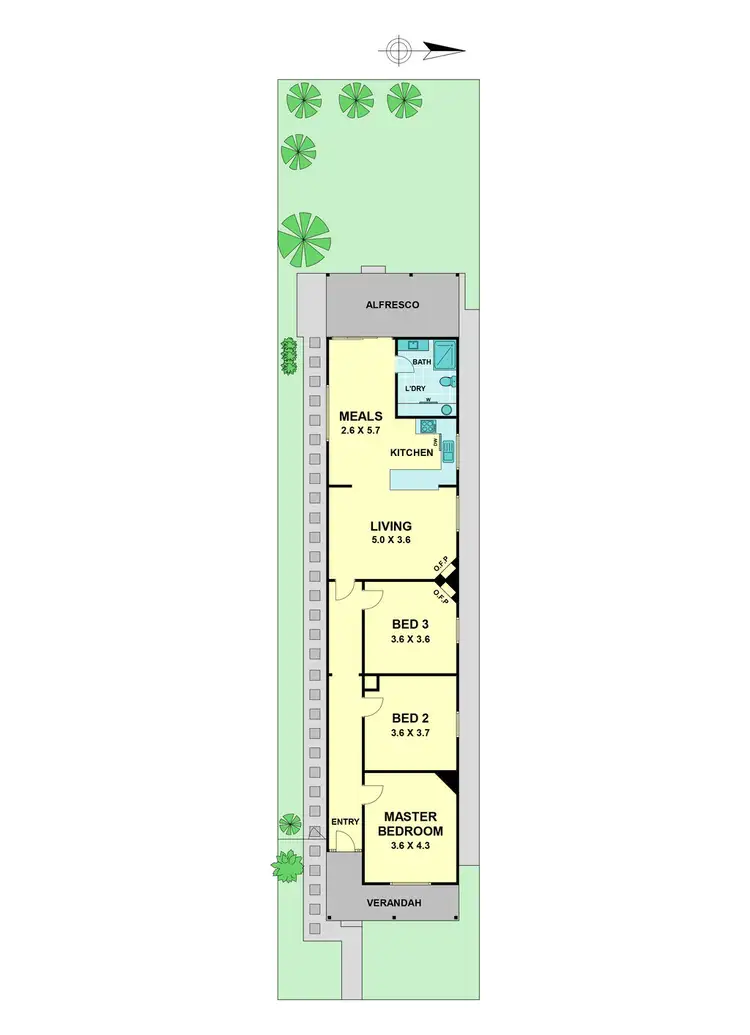Floorplan of Homely house listing, 8 Bloom Street, Moonee Ponds VIC 3039
