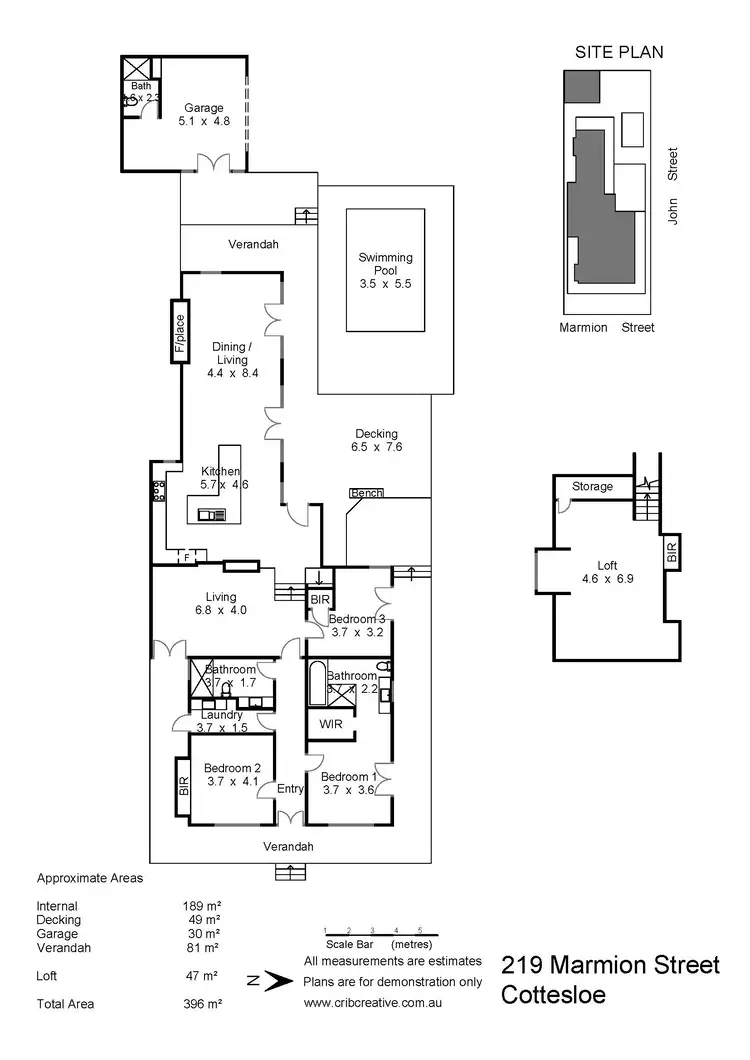 Floorplan of Homely house listing, 73 John Street, Cottesloe WA 6011