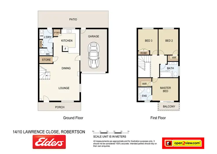 Floorplan of Homely townhouse listing, 14/10 Lawrence Close, Robertson QLD 4109