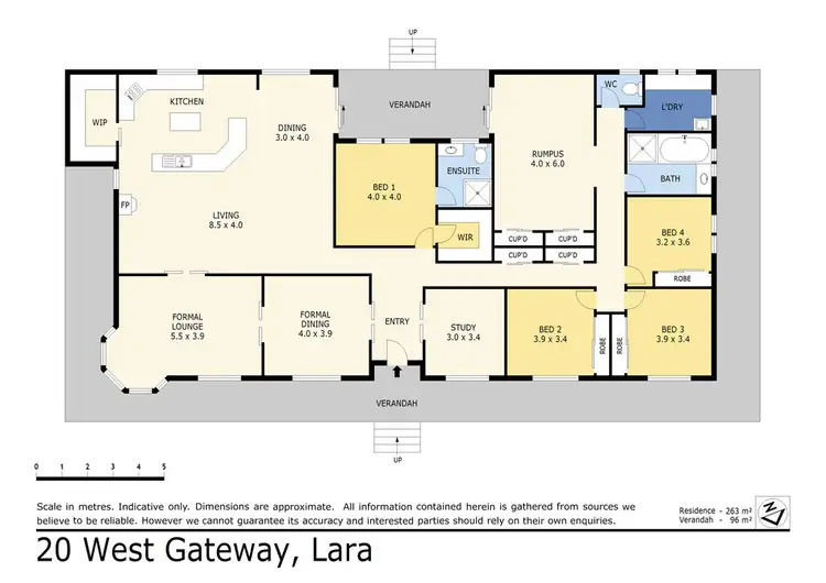 Floorplan of Homely house listing, 20 West Gateway, Lara VIC 3212