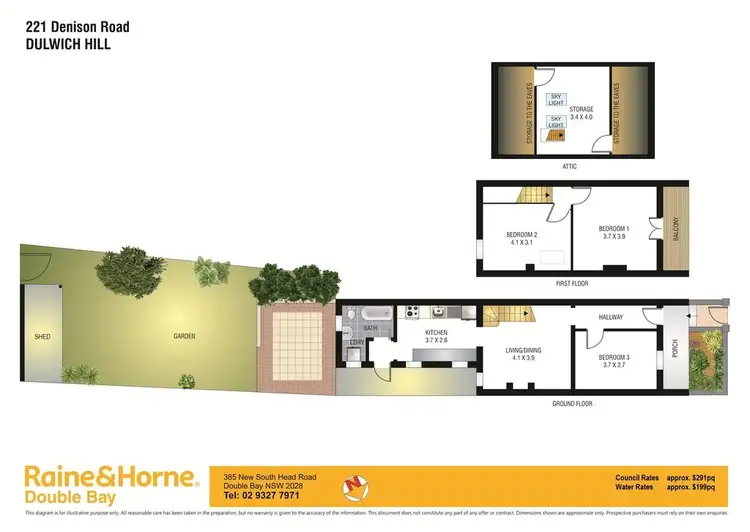Floorplan of Homely house listing, 221 Denison Road, Dulwich Hill NSW 2203