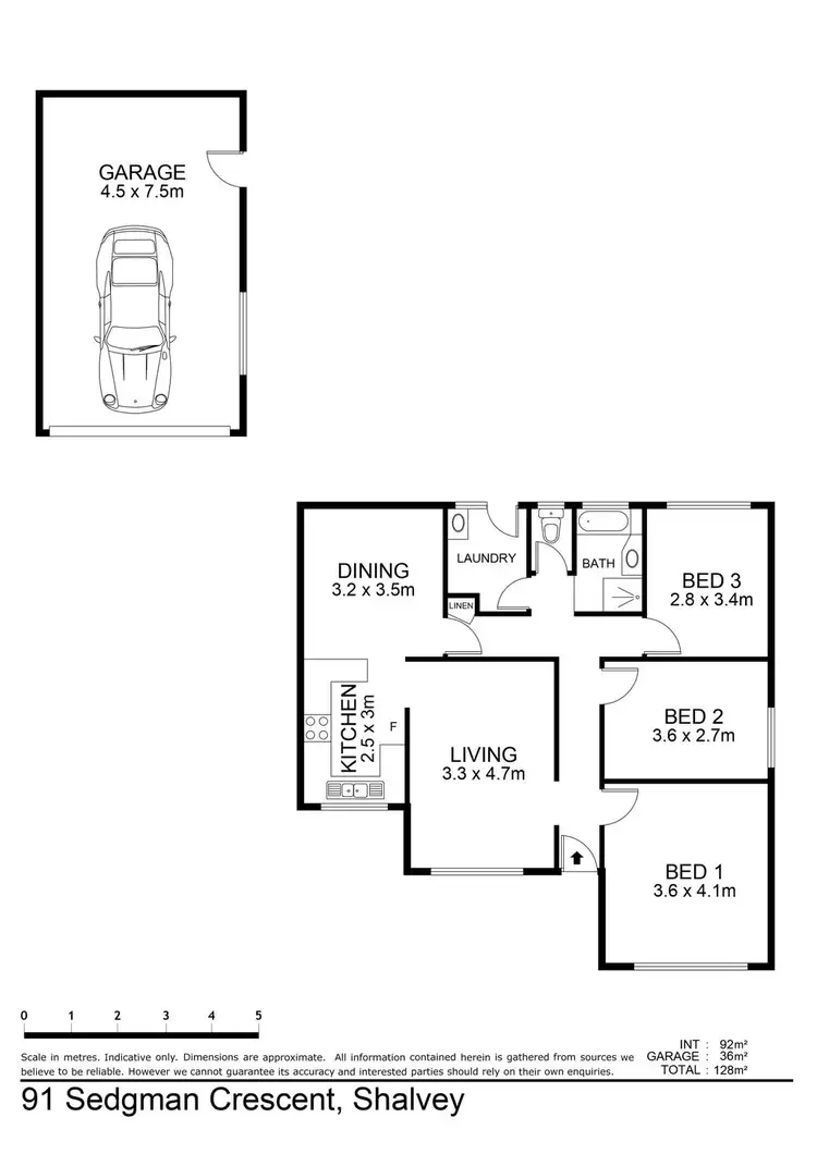 Floorplan of Homely house listing, 91 Sedgman Crescent, Shalvey NSW 2770