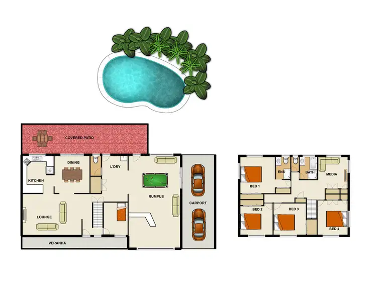 Floorplan of Homely house listing, 3 Bank St, Browns Plains QLD 4118