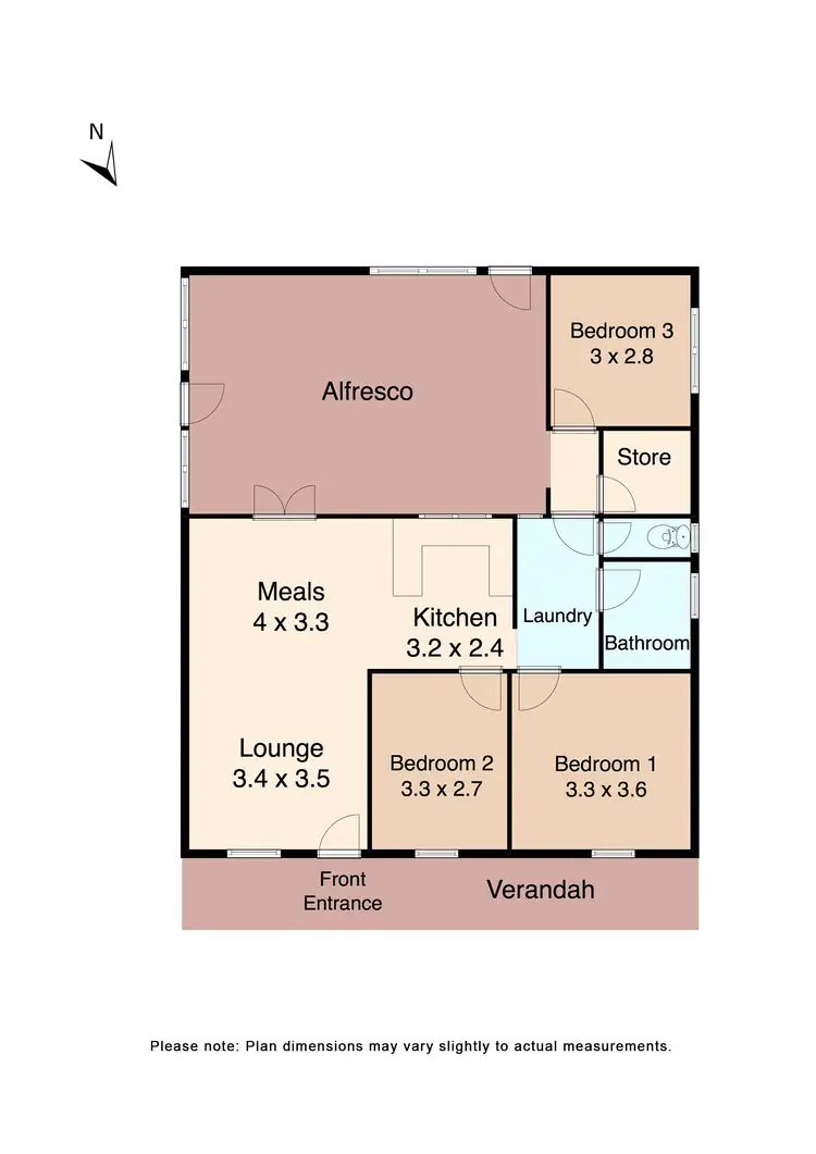 Floorplan of Homely house listing, 35 Short Road, Smythesdale VIC 3351