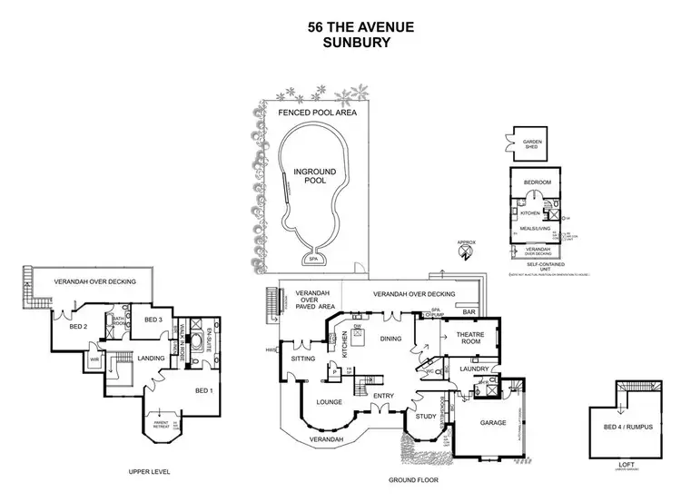 Floorplan of Homely house listing, 56 The Avenue, Sunbury VIC 3429
