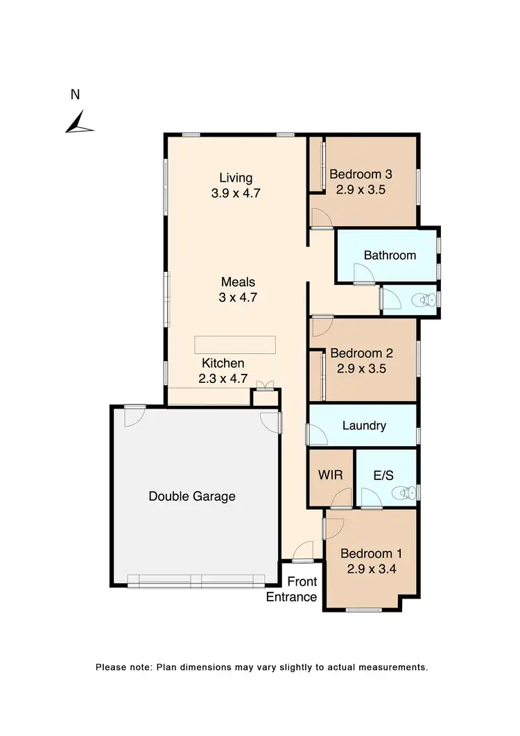 Floorplan of Homely house listing, 15 (Lot 431) Gitsham Street, Lucas VIC 3350