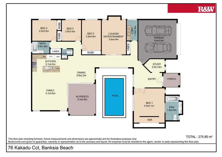Floorplan of Homely house listing, 76 Kakadu Cct, Banksia Beach QLD 4507