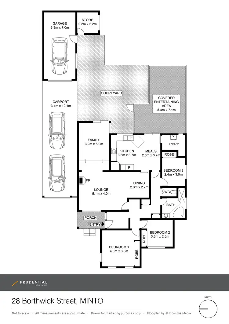 Floorplan of Homely house listing, 28 Borthwick Street, Minto NSW 2566