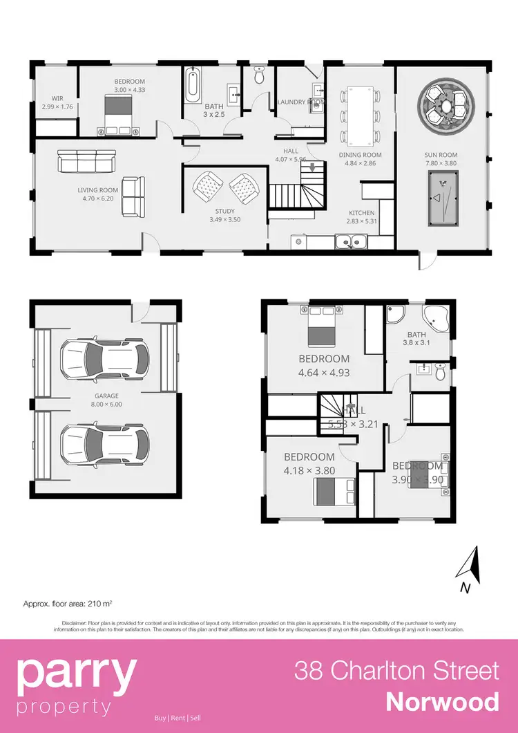 Floorplan of Homely house listing, 38 Charlton Street, Norwood TAS 7250