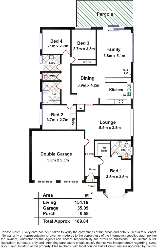 Floorplan of Homely house listing, 41 Strathaird Boulevard, Smithfield SA 5114