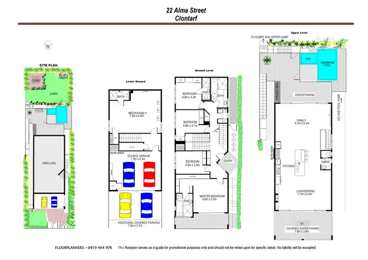 Floorplan of Homely house listing, 22 Alma Street, Clontarf NSW 2093