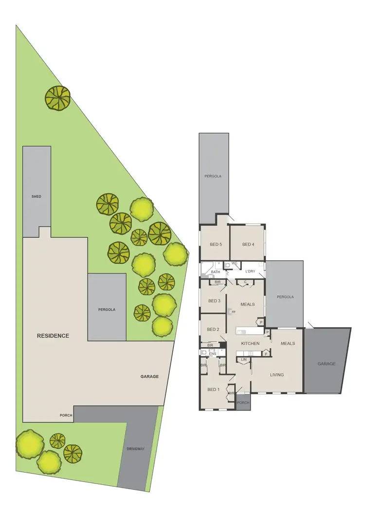 Floorplan of Homely house listing, 7 Wakeful Place, Mill Park VIC 3082