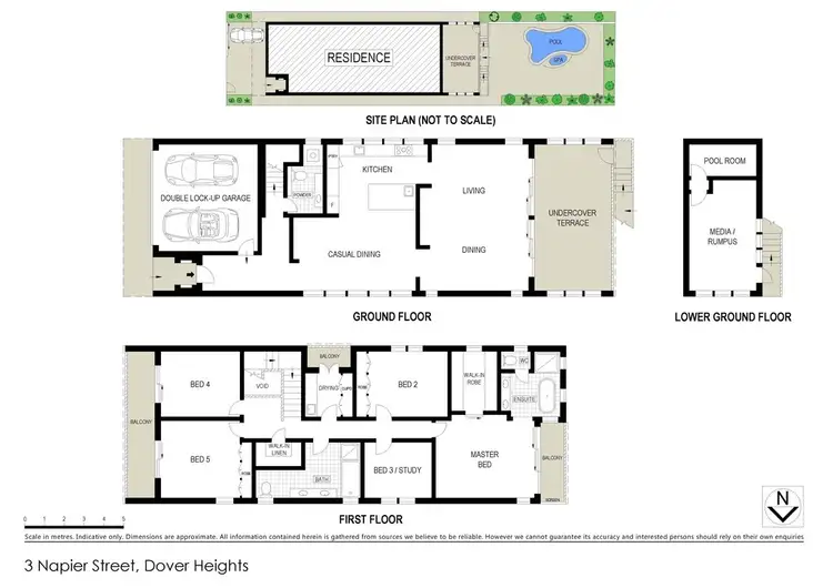 Floorplan of Homely house listing, 3 Napier Street, Dover Heights NSW 2030