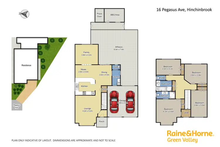 Floorplan of Homely house listing, 16 Pegasus Avenue, Hinchinbrook NSW 2168